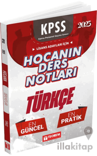 Hocanın Ders Notları Türkçe