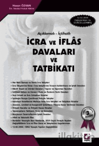 İcra ve İflas Davaları ve Tatbikatı