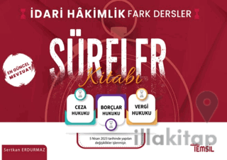 İdari Hakimlik Fark Dersler Süreler Kitabı