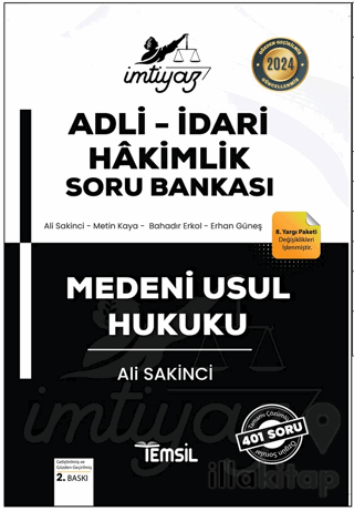 İmtiyaz Adli - İdari Hakimlik Medeni Usul Hukuku Soru Bankası