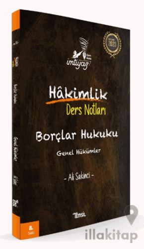 İmtiyaz Borçlar Hukuku Genel Hükümler Hakimlik Ders Notları