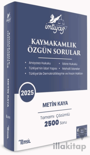 İmtiyaz Kaymakamlık Özgün Sorular