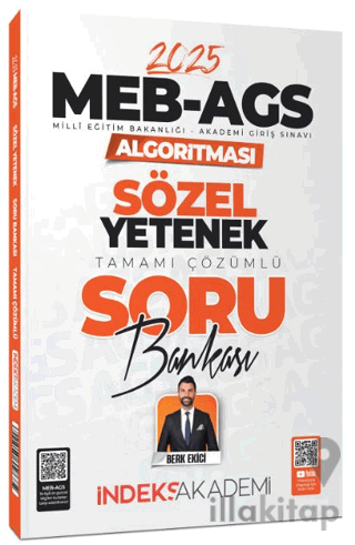 İndeks Akademi 2025 MEB-AGS Algoritması Sözel Yetenek Soru Bankası Çöz