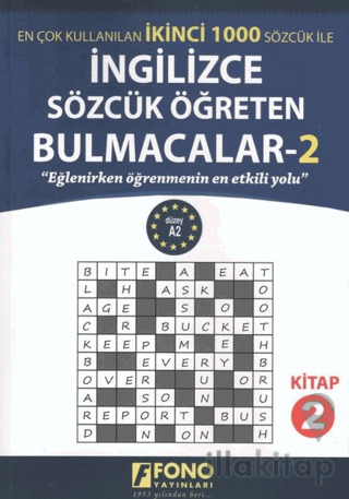 İngilizce Sözcük Öğreten Bulmacalar 2