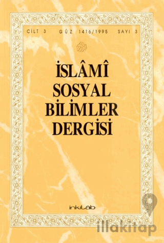 İslami Sosyal Bilimler Dergisi - Cilt 3 - Güz 1965 - Sayı 3