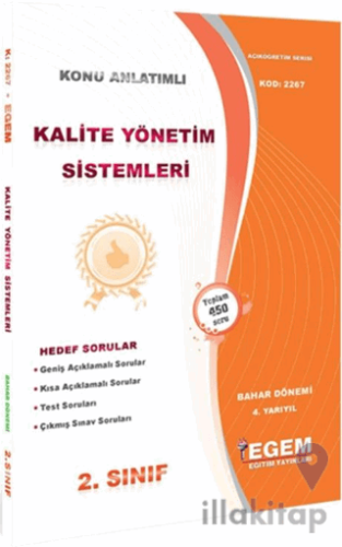 Kalite Yönetim Sistemleri Bahar Dönemi Konu Anlatımlı Soru Bankası