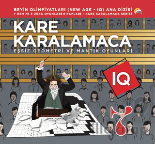 Kare Karalamaca 7 - 7’den 70’e Zeka Oyunları Kitapları Eşsiz Geometri 