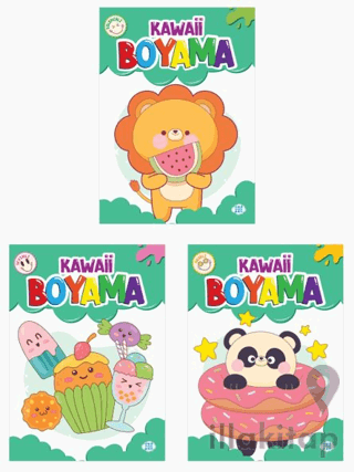 Kawaii Boyama Seti (3 Kitap)