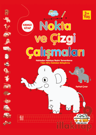 Kırmızı - Nokta Ve Çizgi Çalışmaları