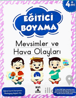 Kivi Eğitici Boyama Mevsimler Ve Hava Olayları