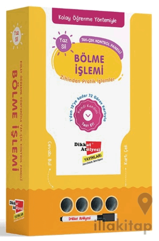 Kolay Öğrenme Yöntemiyle Yaz Sil Bölme İşlemi Oyunu