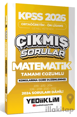 KPSS 2026 Ortaöğretim - Ön Lisans Matematik Konularına Göre Çıkmış Sor