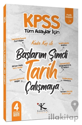 KPSS Başlarım Şimdi Tarih Çalışmaya Ders Notları