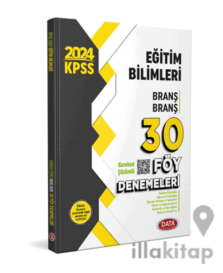 KPSS Eğitim Bilimleri Branş Branş 30 Föy Denemeleri (Karekod Çözümlü)