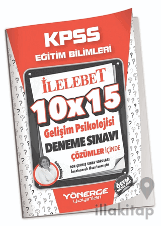 KPSS Eğitim Bilimleri Gelişim Psikolojisi 10x15 Deneme Çözümlü