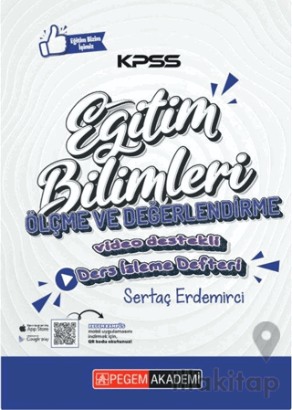 KPSS Eğitim Bilimleri Ölçme ve Değerlendirme Ders İzleme Defteri