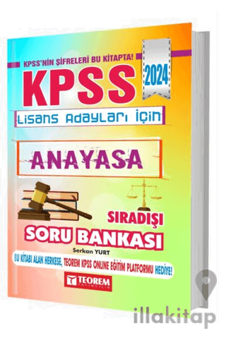 KPSS Lisans Anayasa Sıradışı Soru Bankası