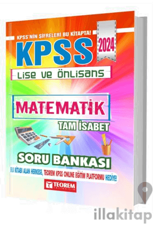 KPSS Lise Ön Lisans Tam İsabet Matematik Soru Bankası