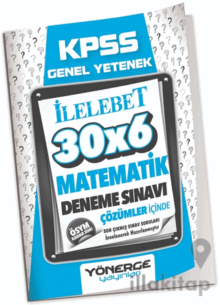 KPSS Matematik İLELEBET 30x6 Deneme Çözümlü