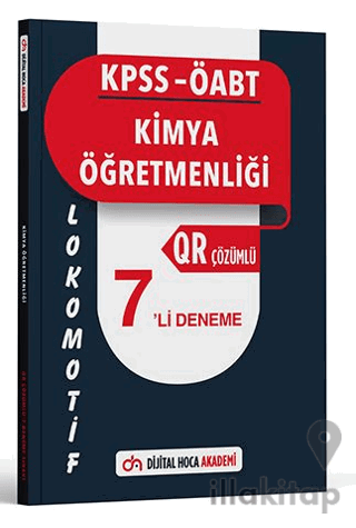 KPSS ÖABT Kimya Öğretmenliği Lokomotif Serisi QR Çözümlü 7'li Deneme