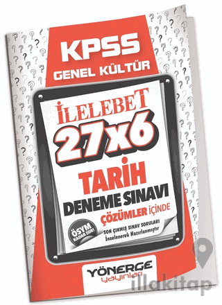 KPSS Tarih İLELEBET 27x6 Deneme Çözümlü