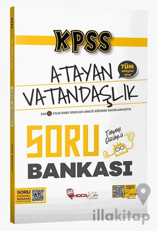 KPSS Vatandaşlık Atayan Soru Bankası Çözümlü