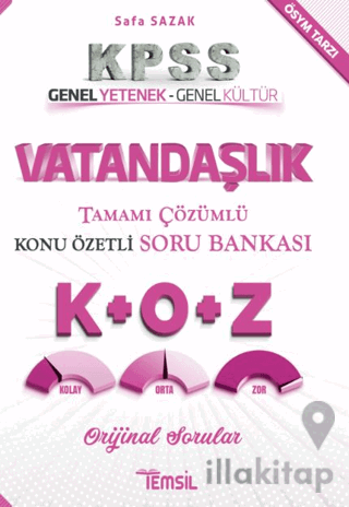 KPSS Vatandaşlık Tamamı Çözümlü Konu Özetli Soru Bankası