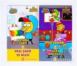 Kral Şakir Boyama Set (4 Kitap)