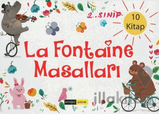 La Fontaine Masalları Seti - 10 Kitap Takım