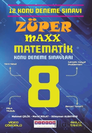 LGS 8. Sınıf Züper Maxx Matematik Konu Denemeleri