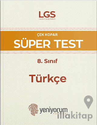 LGS Çek Kopar Süper Test 8. Sınıf Türkçe