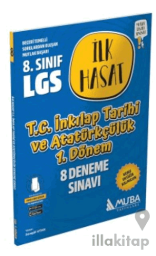 LGS T.C. İnkılap Tarihi ve Atatürkçülük İlk Hasat 8 Deneme Sınavı (1.D