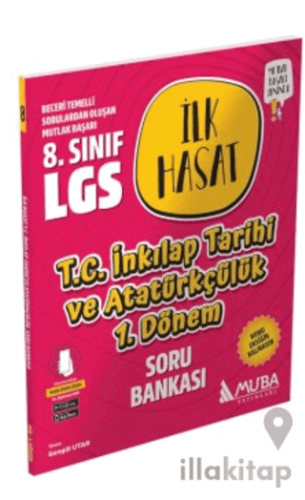 LGS T.C. İnkılap Tarihi ve Atatürkçülük İlk Hasat Soru Bankası (1.Döne