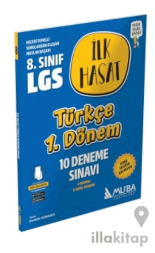 LGS Türkçe İlk Hasat 10 Deneme Sınavı (1.Dönem) Muba Yayınları