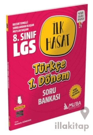 LGS Türkçe İlk Hasat Soru Bankası (1.Dönem) Muba Yayınları