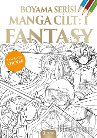 Manga Boyama Cilt I: Fantasy