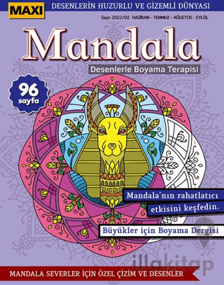 Maxi Mandala Desenlerle Boyama Terapisi 7