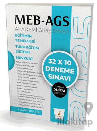 MEB - AGS Hazırlık Eğitimin Temelleri Türk Eğitim Sistemi Mevzuat 32x1