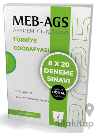 MEB - AGS Hazırlık Türkiye Coğrafyası 8x20 Tamamı Dijital Çözümlü Dene