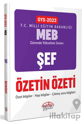 Milli Eğitim Bakanlığı Şef GYS Özetin Özeti