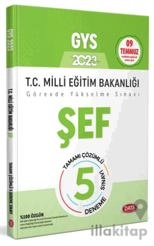 Milli Eğitim Bakanlığı Şef Tamamı Çözümlü GYS 5 Deneme Sınavı