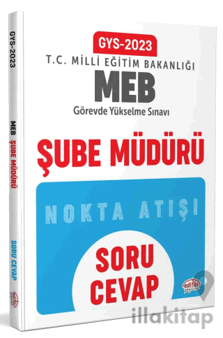 Milli Eğitim Bakanlığı Şube Müdürü GYS Soru - Cevap