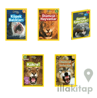 National Geographic Kids Ölümcül Hayvanlar Seti 5 Kitap