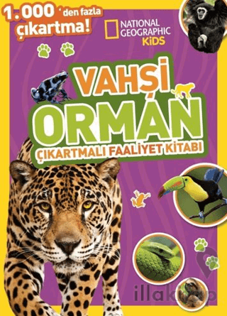 National Geographic Kids Vahşi Orman Çıkartmalı Faaliyet Kitabı