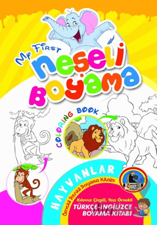 Neşeli Boyama - Örnekli Renkli (8 Kitap)