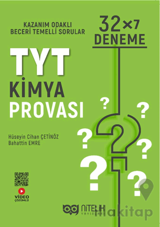 Nitelik YKS TYT Kimya Provası 32x7 Deneme Sınavı