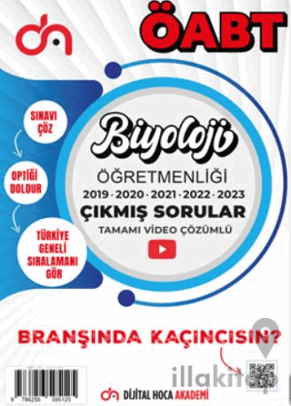 ÖABT Biyoloji Öğretmenliği Son Beş Yıl Çıkmış Sorular Tamamı Video Çöz