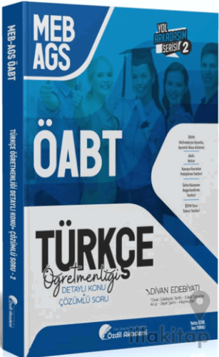 ÖABT MEB-AGS Türkçe 2. Kitap Divan Edebiyatı Konu Anlatımlı Soru Banka