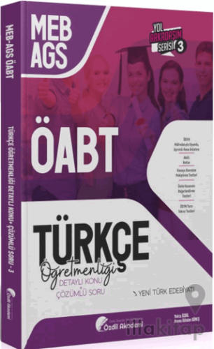 ÖABT MEB-AGS Türkçe 3. Kitap Yeni Türk Edebiyatı Konu Anlatımlı Soru B