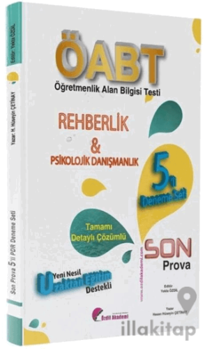 ÖABT Rehberlik ve Psikolojik Danışmanlık Son Prova 5 Deneme Çözümlü